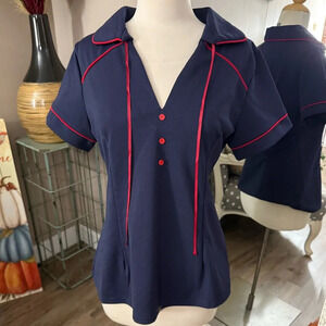 Lindy Bop • 50’s Style Nautical Sailor Shirt